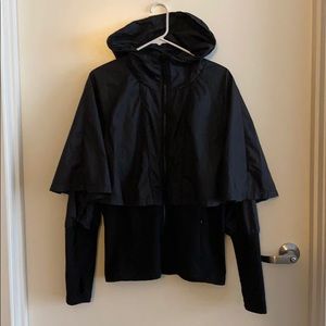 Zella Black Cape Hoodie Jacket.